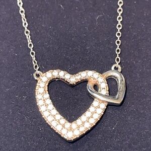 Brilliance Fine Jewelry Pendant Necklace Love Sisters Crystal From Swarovski